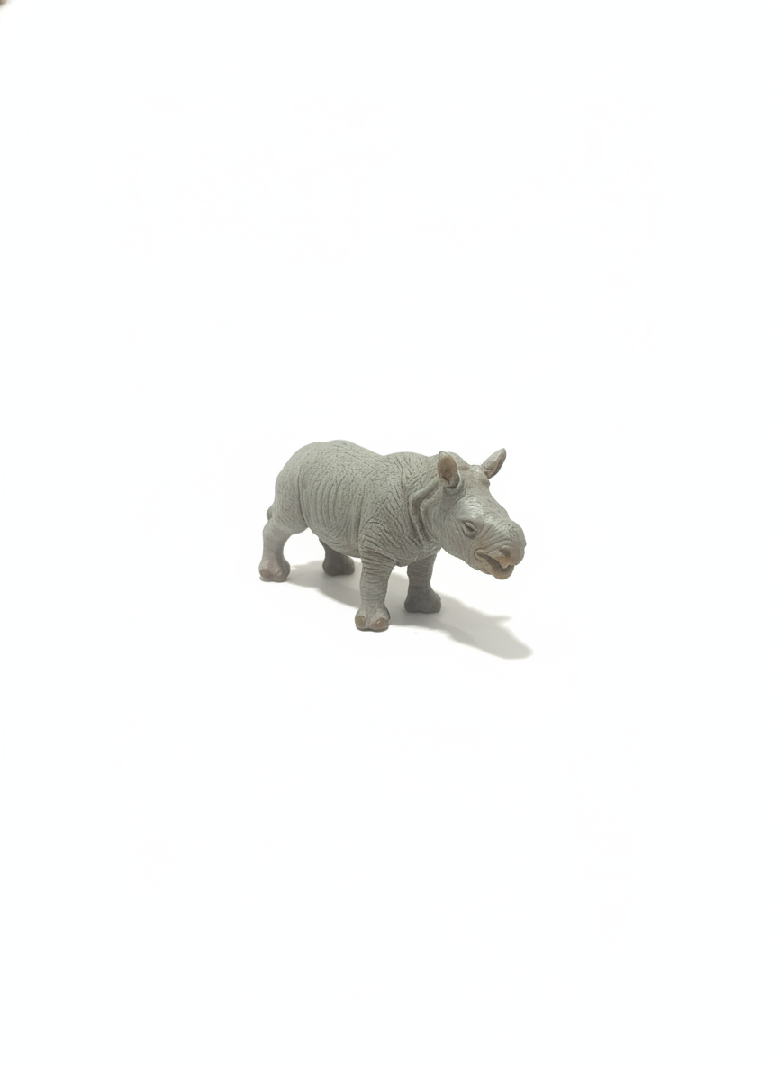 Baby Rhino Toy Figurine