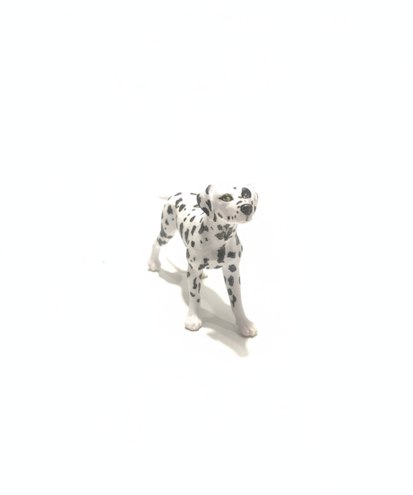 Dalmatian Dog Figurine Keychain
