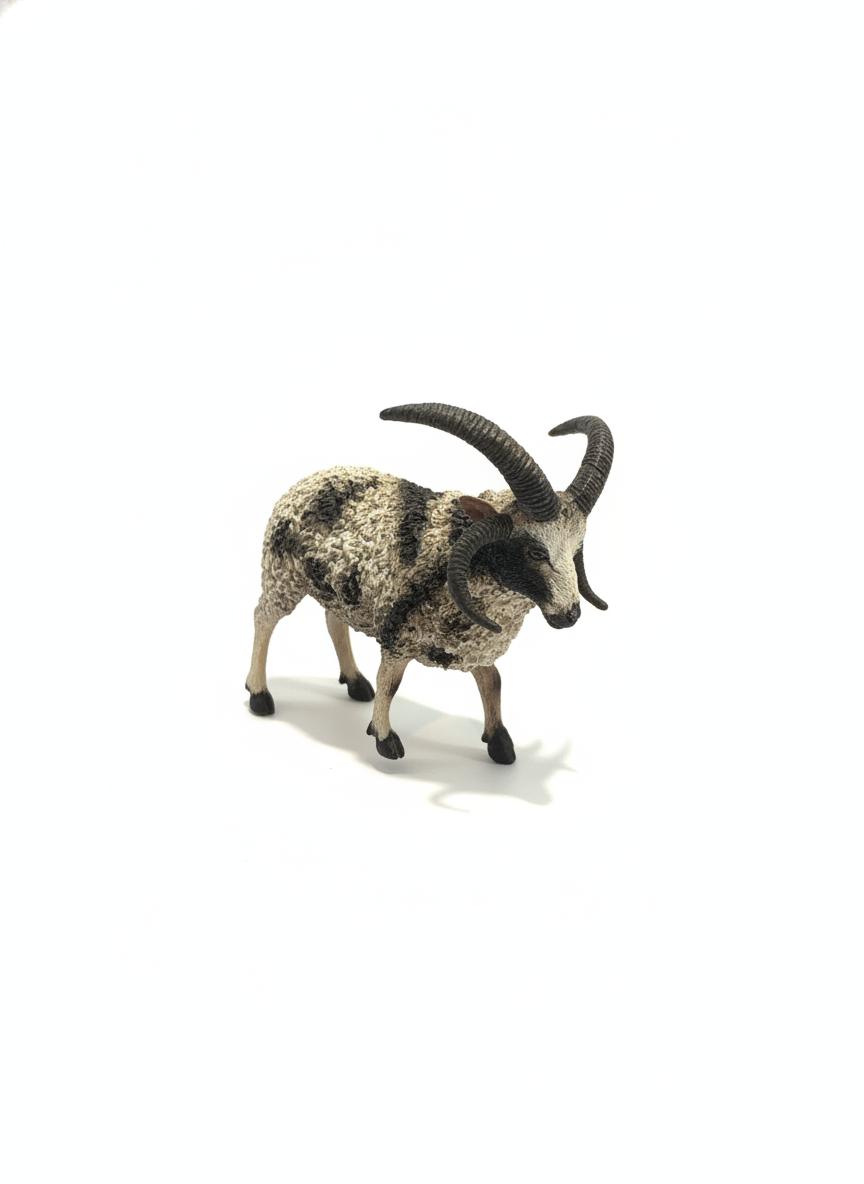 Detailed Ram Animal Figure