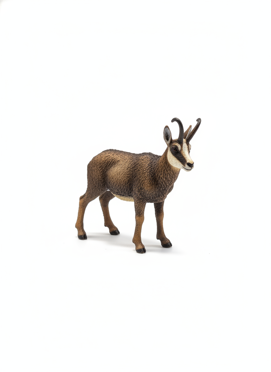 Realistic Chamois Animal Figurine