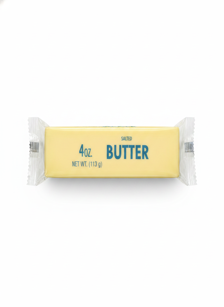 4 oz Salted Butter squashy