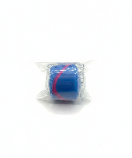 Blue squishy Toy with Pink Stripe