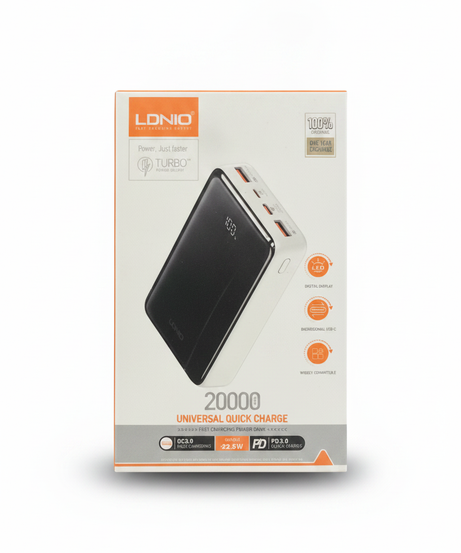 LDNIO 20000mAh Universal Quick Charge Fast Charging Power Bank