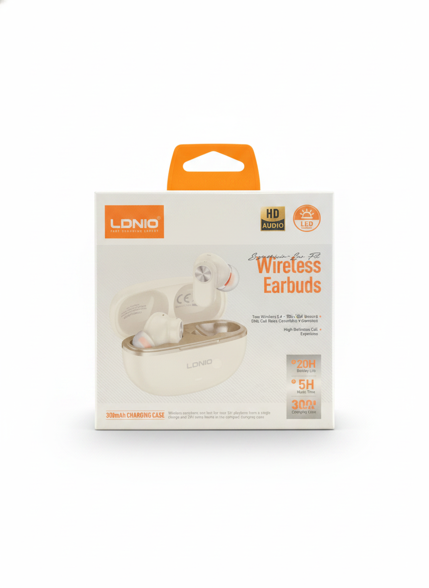 LDNIO Ergonomic In-Ear Fit Wireless Earbuds