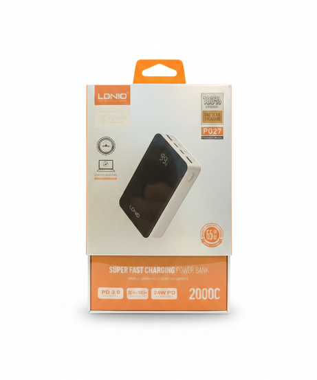 LDNIO PQ27 Super Fast Charging Power Bank 20000mAh