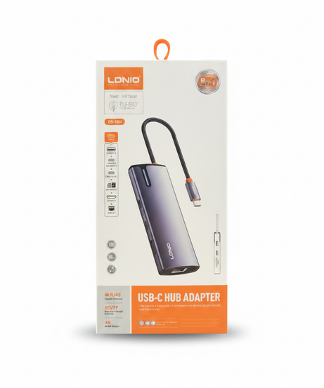 LDNIO DS-18H USB-C Hub Adapter