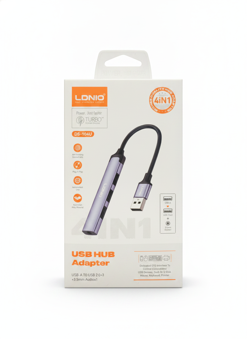LDNIO DS-104U USB HUB Adapter