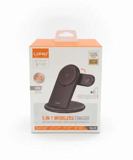 LDNIO 5 IN 1 Wireless Charger WL02