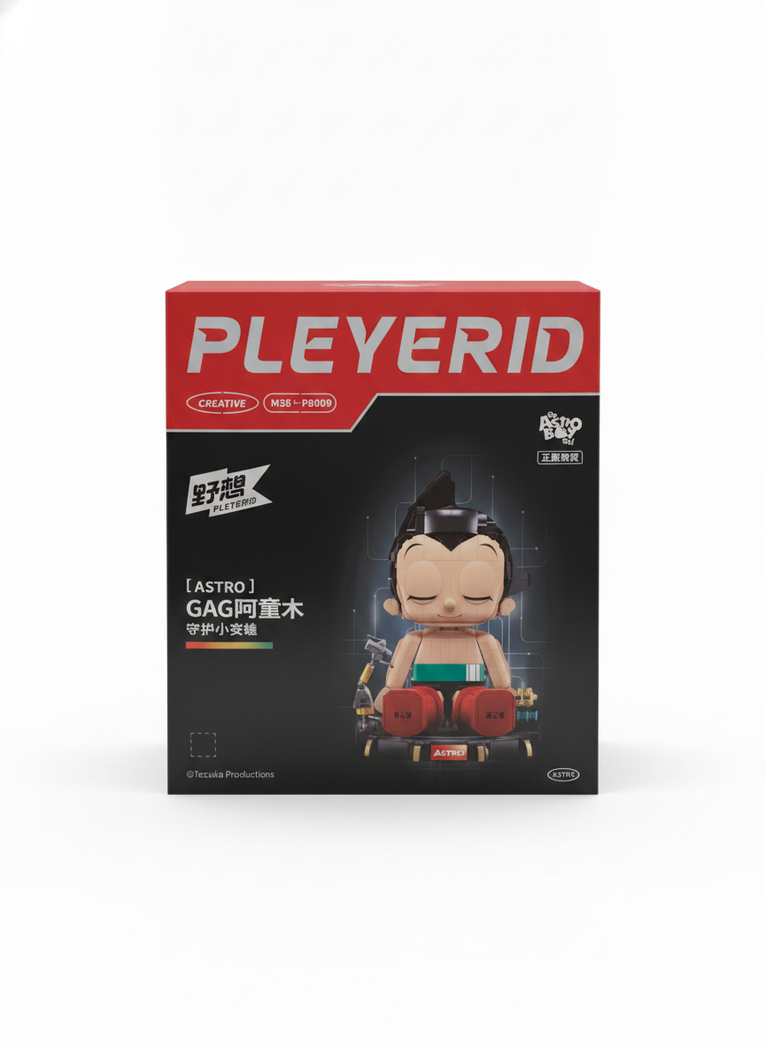 PLEYERID Creative M38'-P8009 Astro Boy GAG Building Block Figure