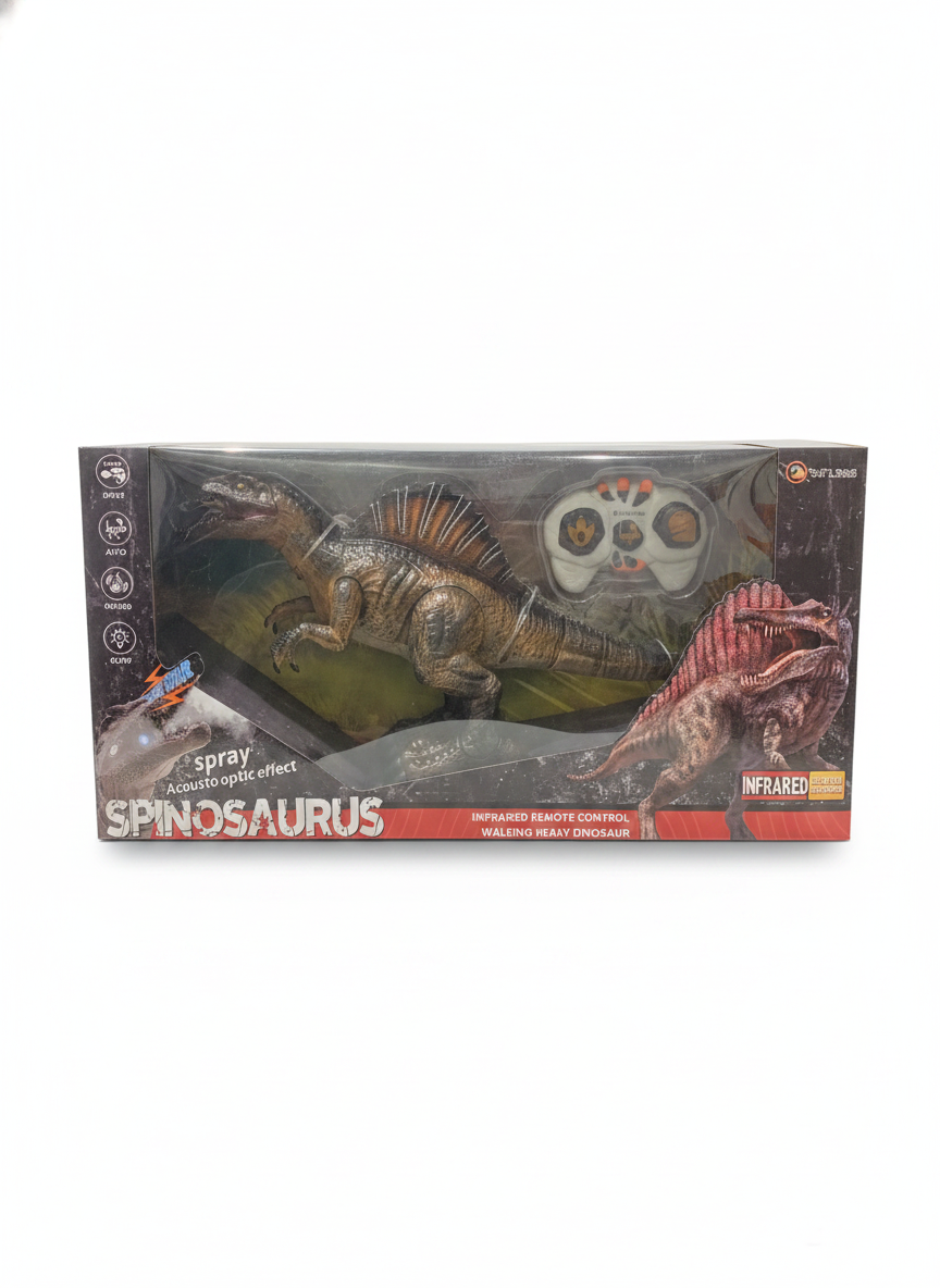 Spinosaurus Infrared Remote Control Walking Spray Dinosaur