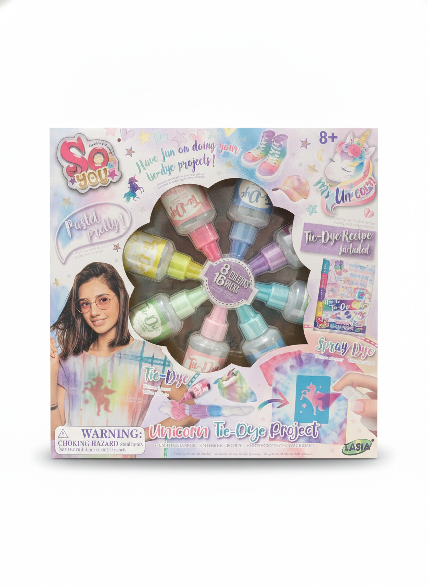 So You Pastel Pretty! Unicorn Tie-Dye Project