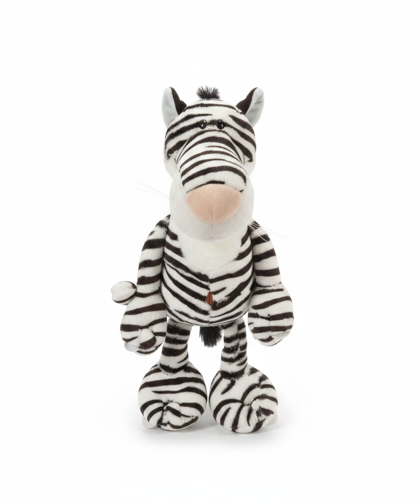 Soft Striped Zebra Plush Toy