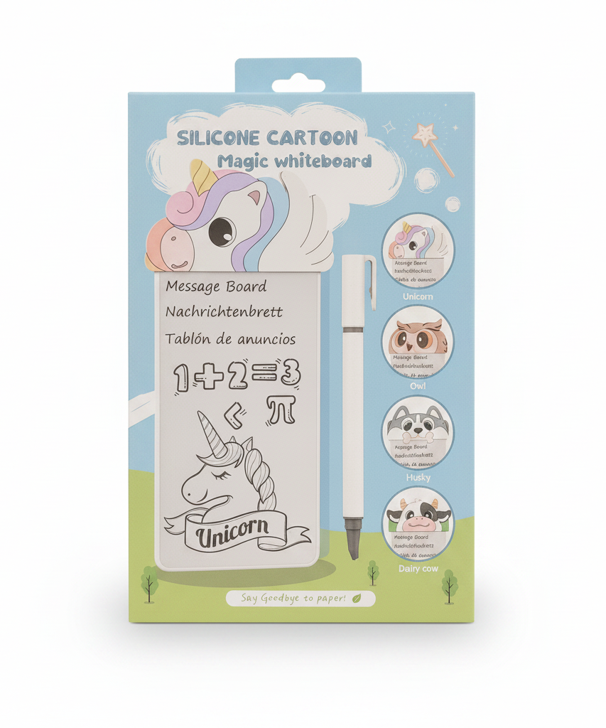 SILICONE CARTOON Magic whiteboard