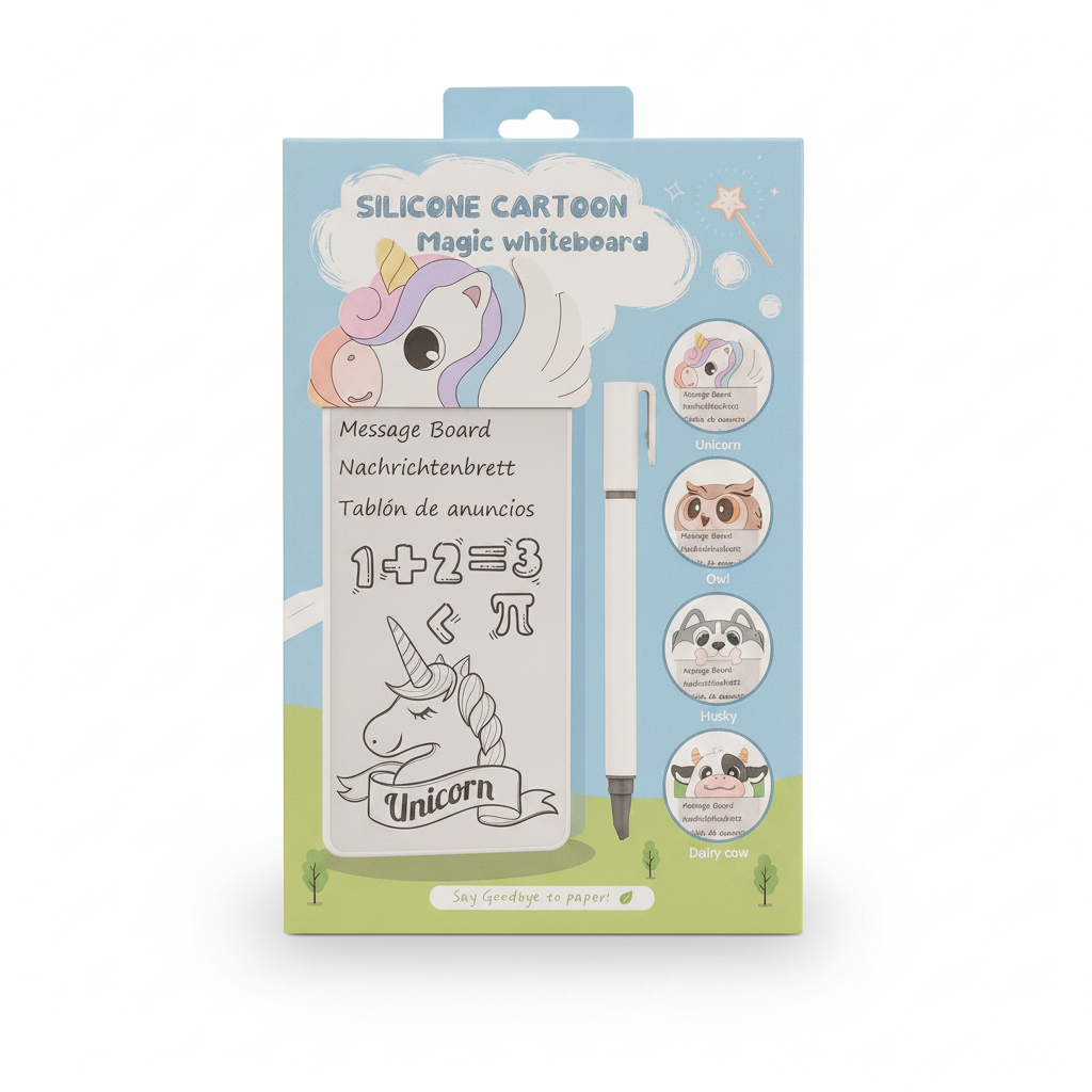 SILICONE CARTOON Magic whiteboard