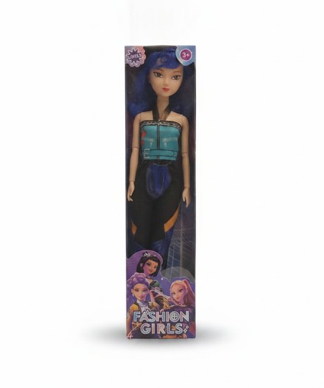 Fashion Girls Doll (Blue Hair)