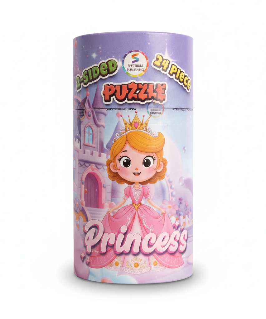 Spectrum Publishing 2-Sided 24 Piece Princess Puzzle