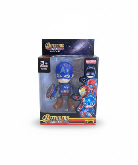 Defenders Fight For Justice Die-Cast Captain America Model