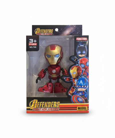 Defenders Fight For Justice Iron Man Action Figure Model No. 760