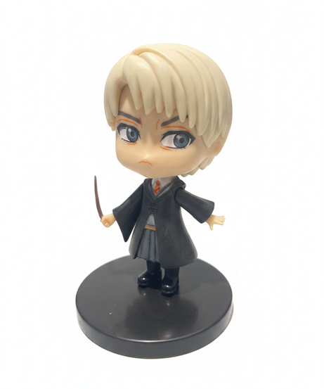 Harry Potter Chibi Style Draco Malfoy Figure with Wand