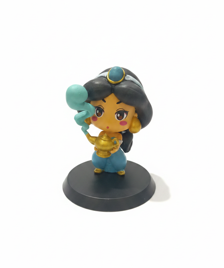 Disney Princess Jasmine Chibi Figure with Magic Lamp