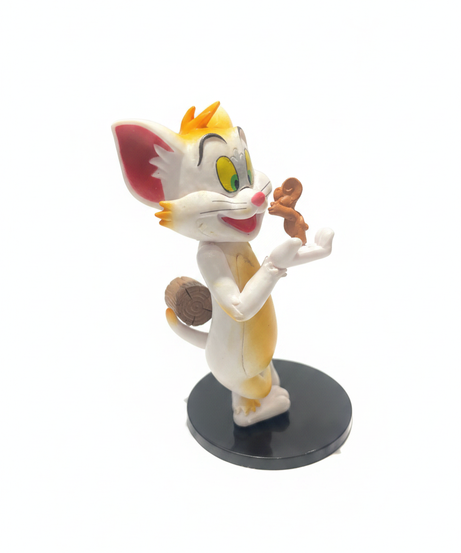 Tom and Jerry Figurine: Tom with Jerry and Log