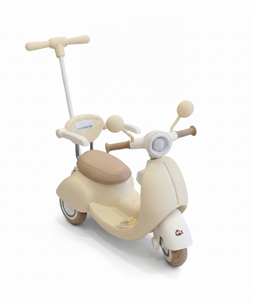 Kids Retro Push Ride-On Scooter