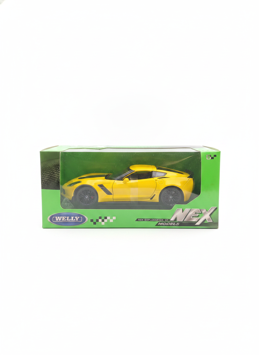 Welly NEX Models 1:24 2017 Chevrolet Corvette Z06 Die-Cast Model