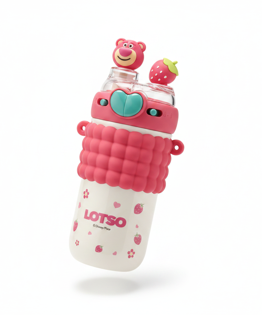 Disney Pixar Lotso Strawberry Insulated Water Bottle