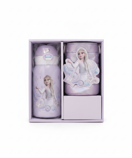 Disney Frozen Elsa Water Bottle & Carrier Gift Set