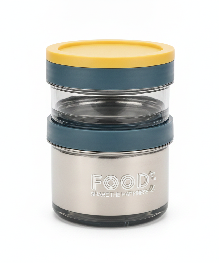 FOOD SHARE THE HAPPINESS Multi-Tier Container