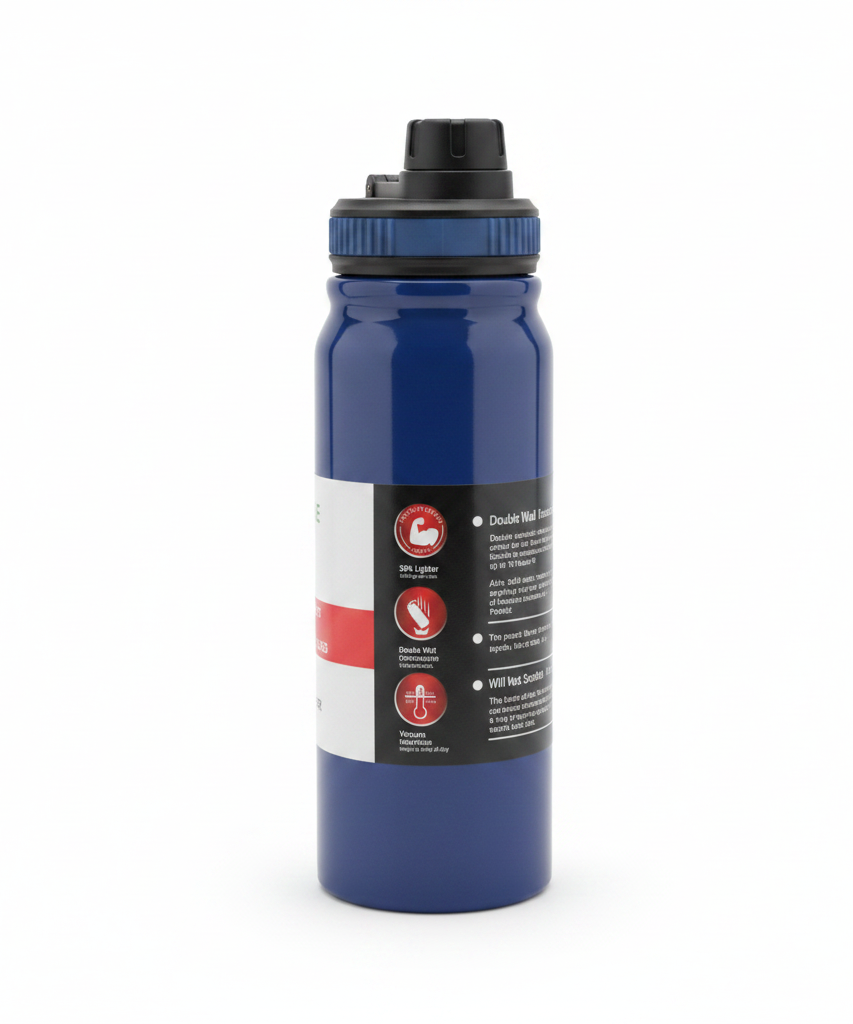 Stainless Steel Double Wall Vacuum Insulated Sport Bottle
