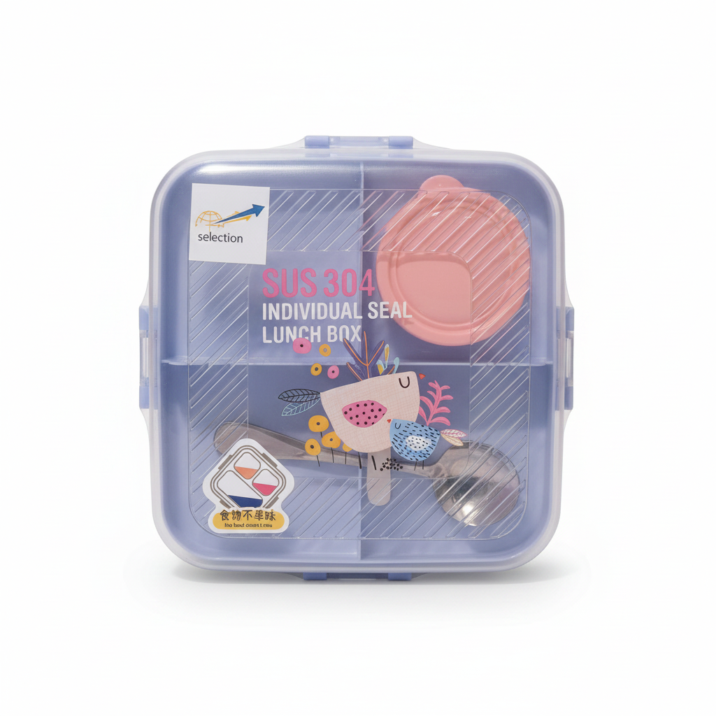 selection SUS 304 Individual Seal Lunch Box