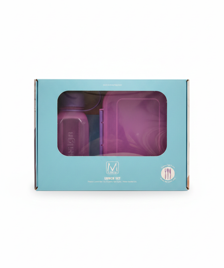 M-Design Fresco Lunch Set with Lunch Box, Water Bottle & Cutlery