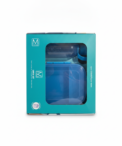 M-Design Fresco Lunch Set (1.6L Lunch Box, 3 pc. Cutlery, 0.65L Water Bottle)