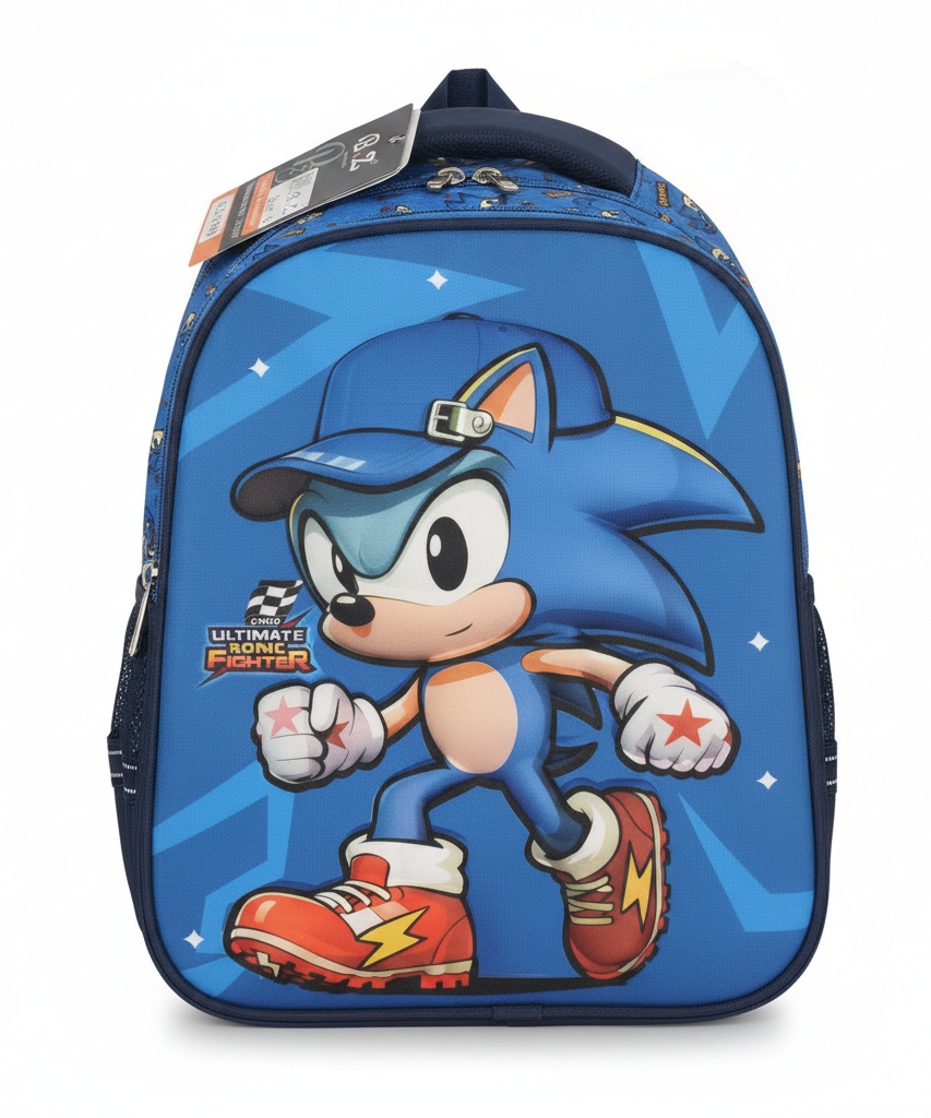 B.Z. Sonic Ultimate Fighter Kids Backpack (Size 16)