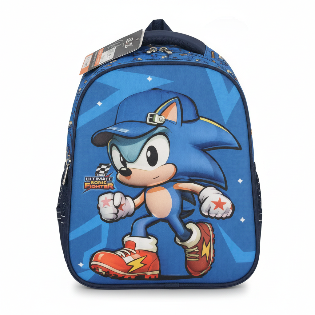 B.Z. Sonic Ultimate Fighter Kids Backpack (Size 16)