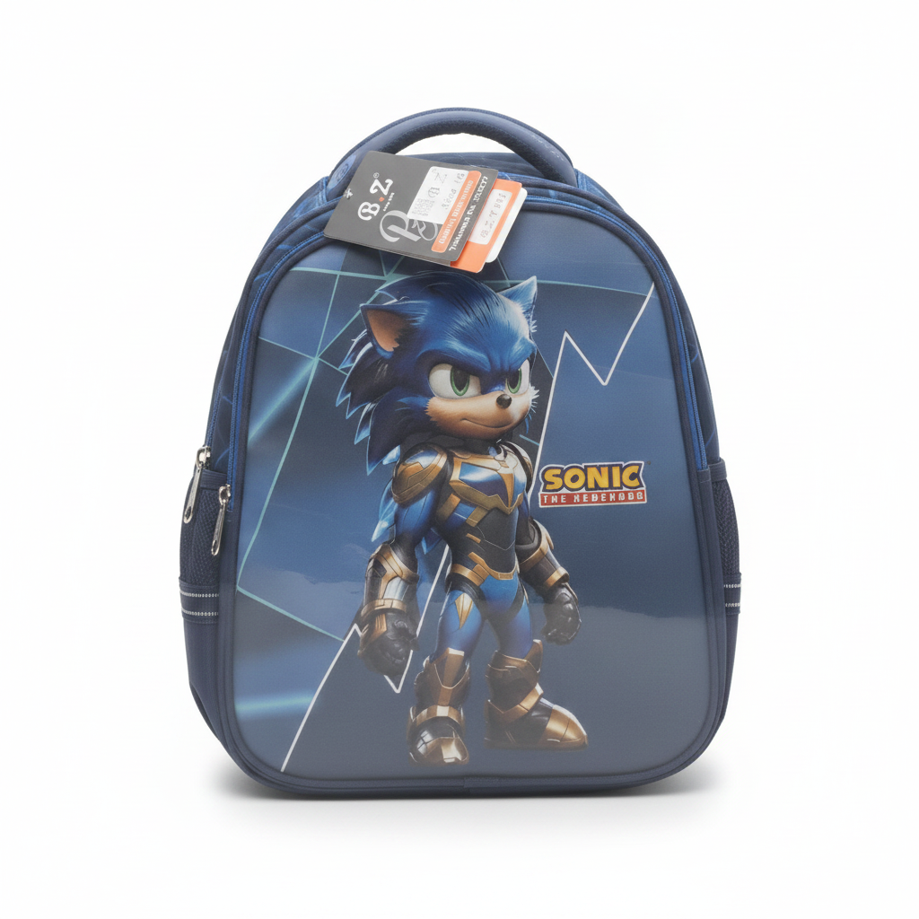 Sonic The Hedgehog Armored Backpack (Size 16)