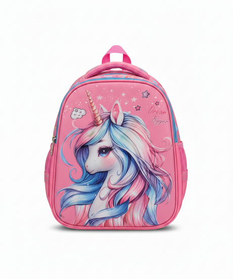 BBZ Pink Unicorn 'Dream Bigger' Backpack (Size 16)