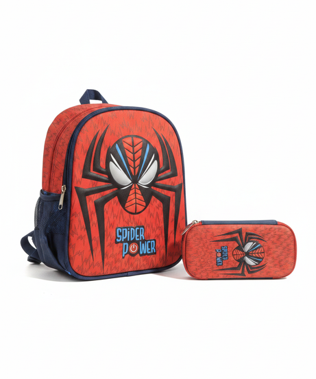 Spider Power Kids Backpack & Pencil Case Set
