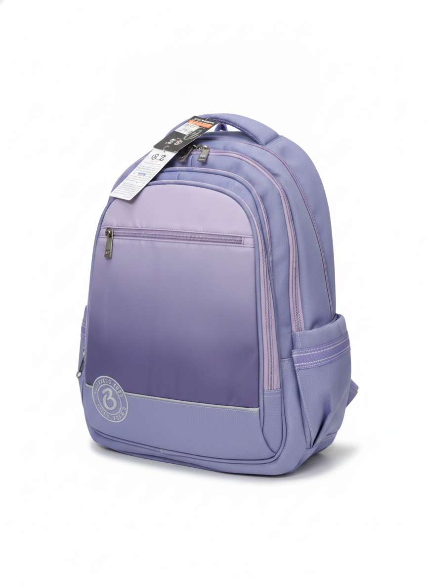 B.Z. Two-Tone Lavender School Backpack