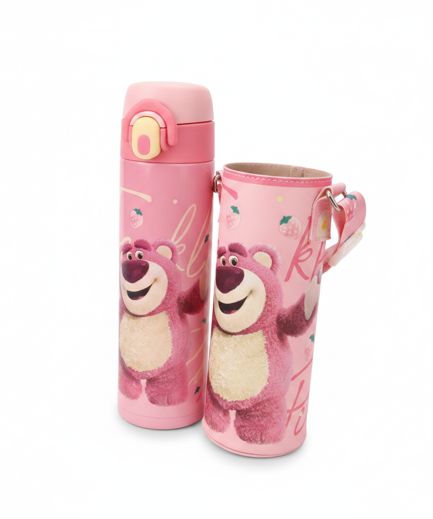 Lotso Bear Pink Insulated Drinkware Set