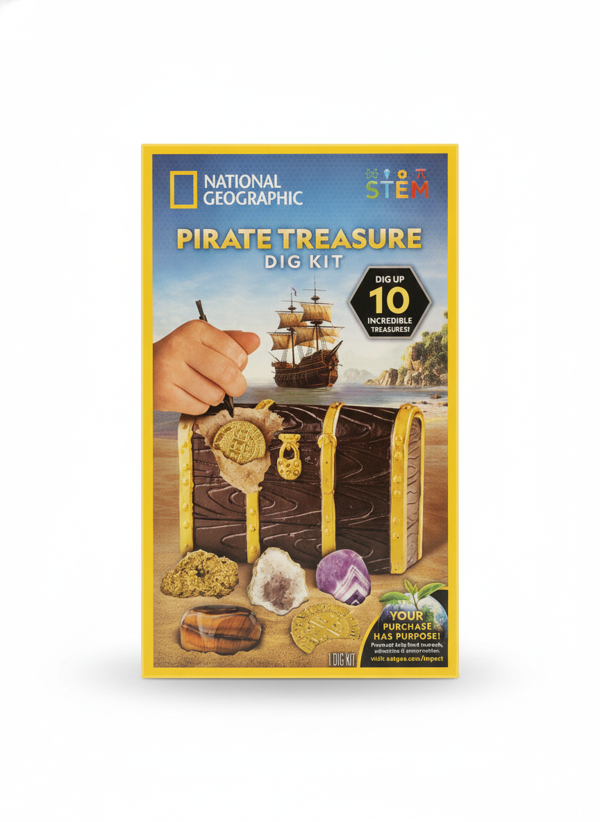 National Geographic Pirate Treasure Dig Kit