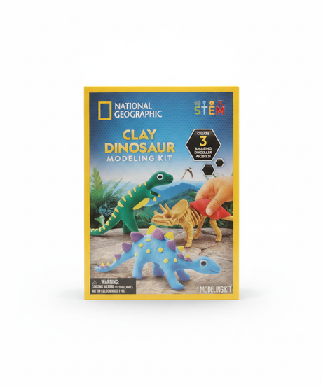 NATIONAL GEOGRAPHIC CLAY DINOSAUR MODELING KIT