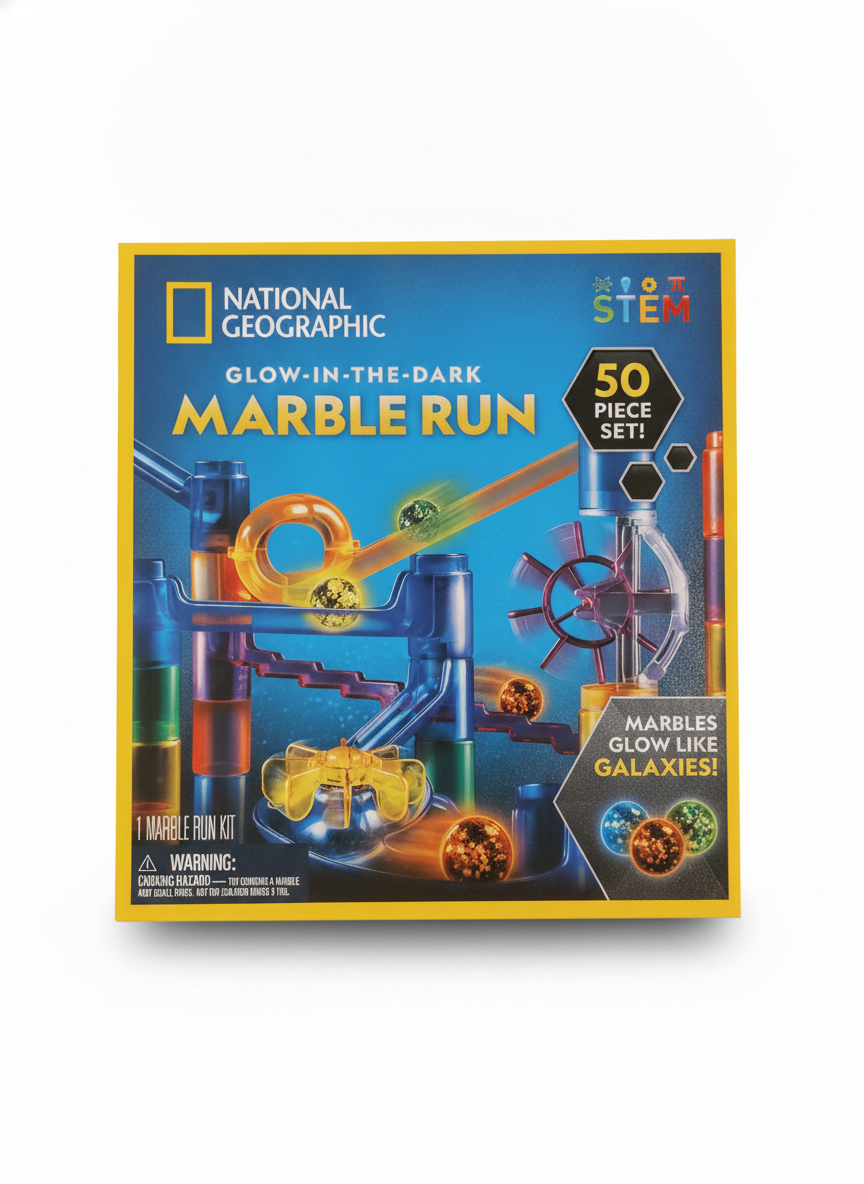 National Geographic Glow-in-the-Dark Marble Run