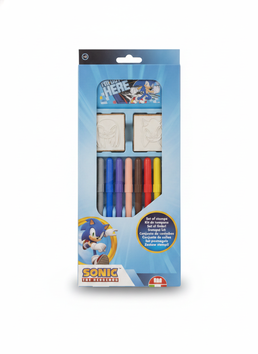 Sonic The Hedgehog Stamp Kit