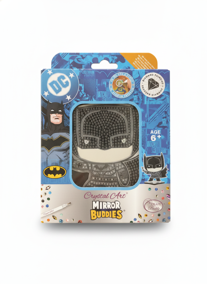 Crystal Art Mirror Buddies DC Batman