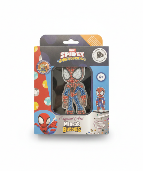 Marvel Spidey and His Amazing Friends Crystal Art Mirror Buddies