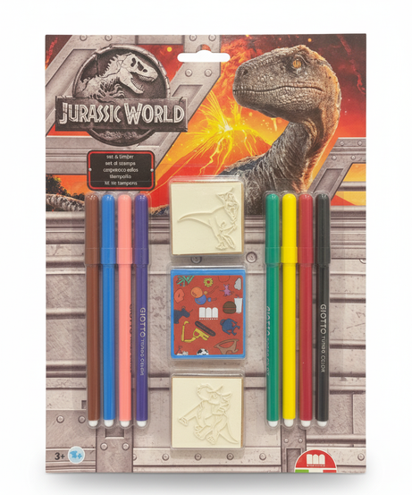 Jurassic World Stamp and Marker Set