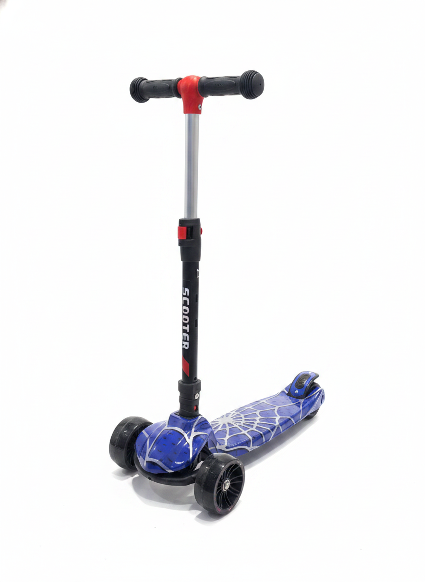 Spiderweb 3-Wheel Kids Scooter