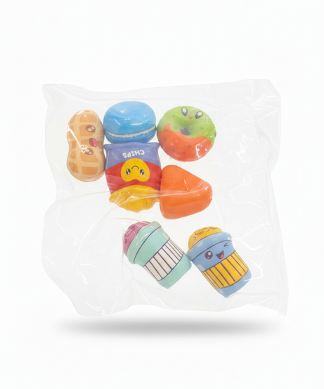 Assorted Squishy Food & Drink Toy Set